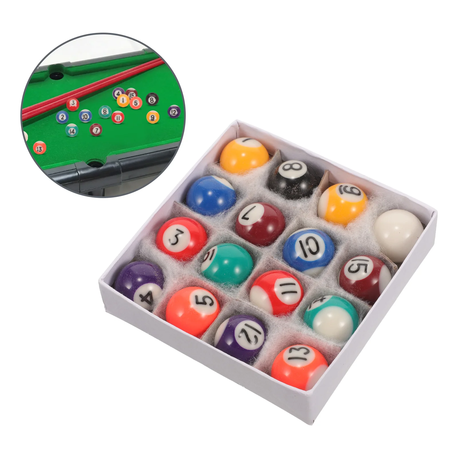 

Children's Billiards Set Household Ball for Training Pool Table Balls Practical Children’s Toys