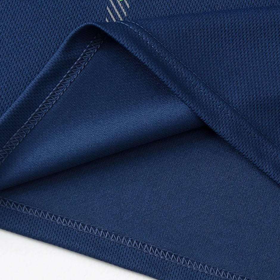 2-teiliger Herren-Sportanzug aus Mesh, atmungsaktiv, schnell trocknend, locker, Übergröße, Laufen, Fitness, Bergsteigen, lässig, kurzärmelige Shorts – Detail 15