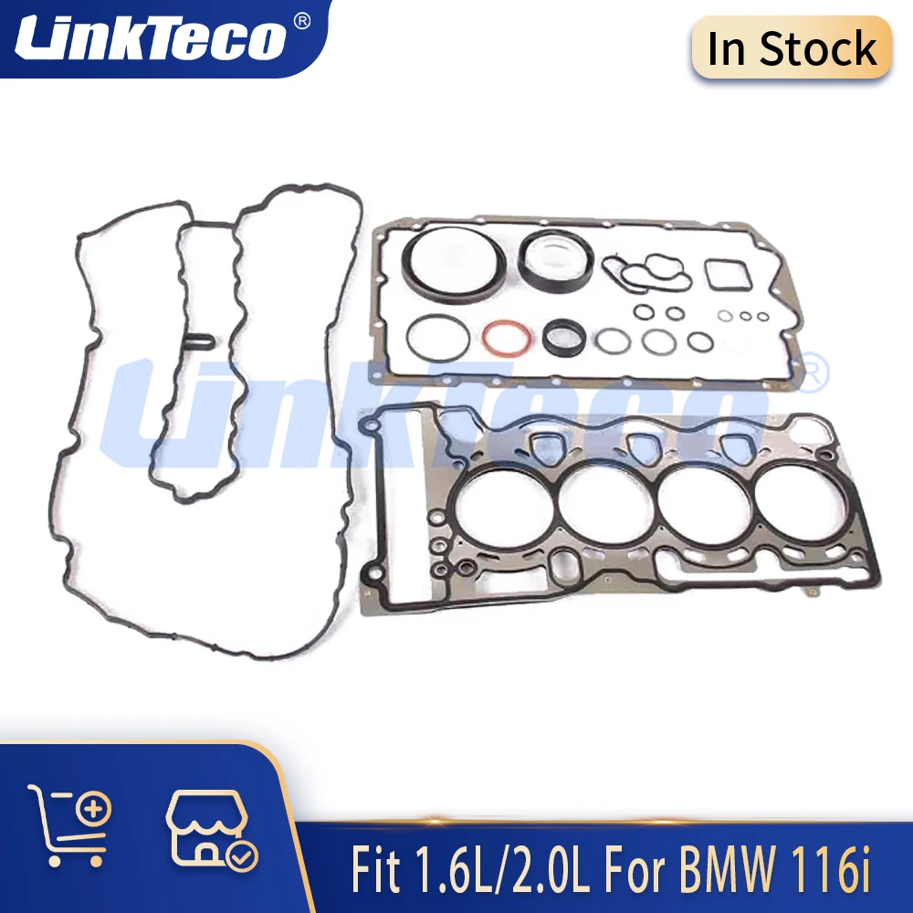 

Engine parts Head Gasket Kit Oil Pan Gasket Fit 1.6L 2.0L GAS DOHC For BMW E90 E91 E92 E93 116i 118i 316i 318i 520i 2003-2012