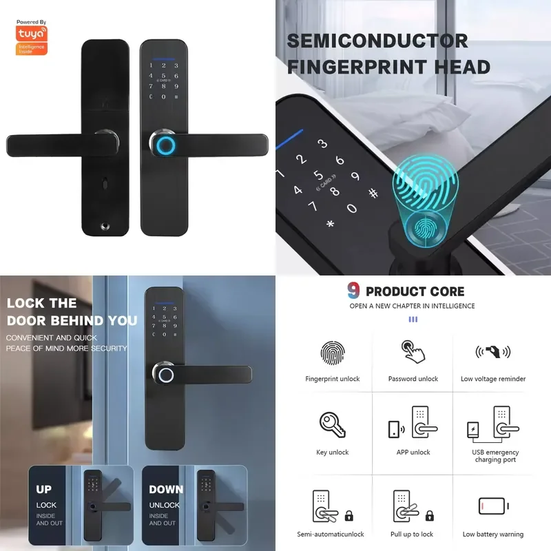 Password Digital Smart For Main Door Code Intelligente Electronic Smart Fingerprint