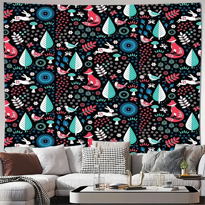 Boho Tapestry Fores… - image