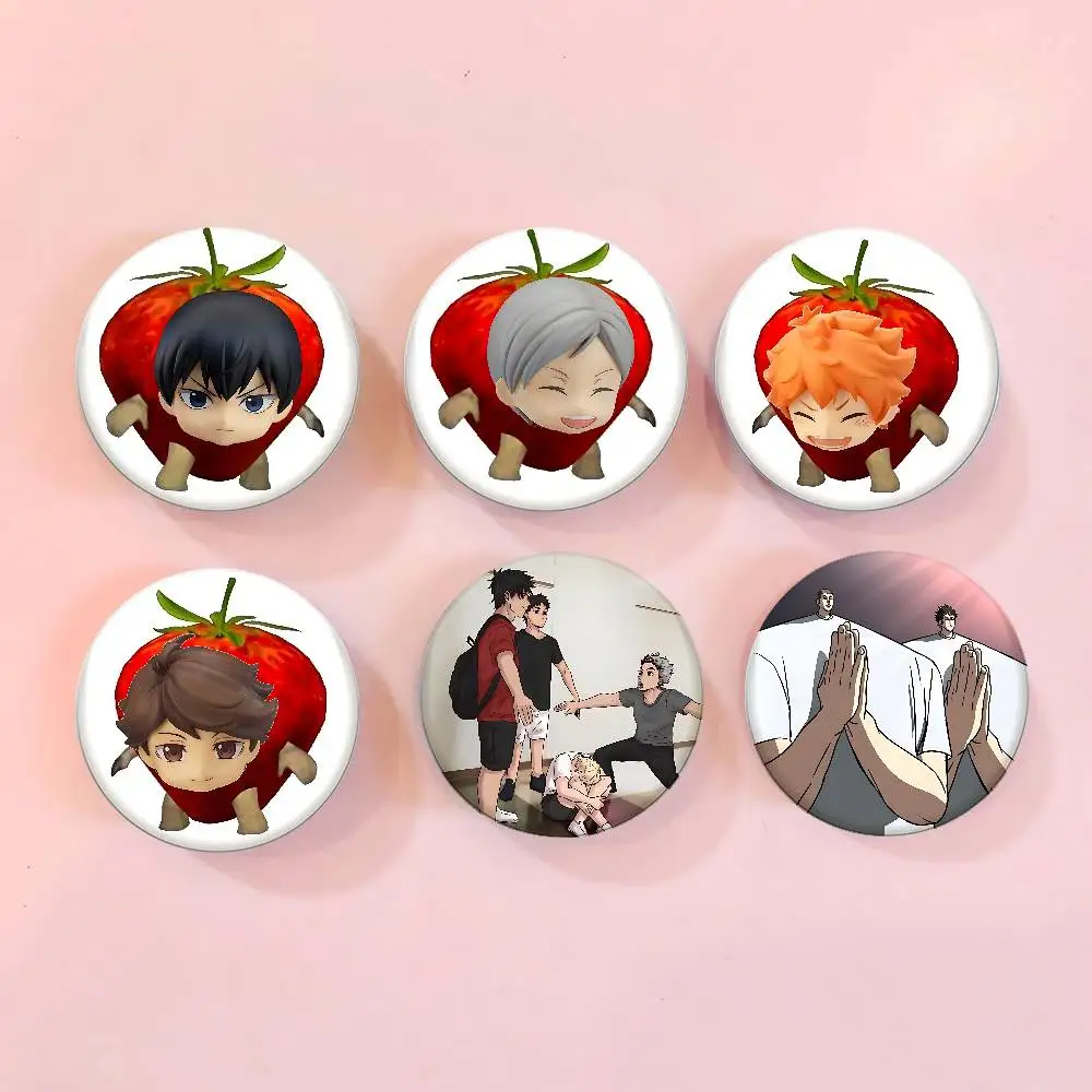 أمين H-Haikyuu شارات صفيح لينة زر دبوس بروش شارة معدنية مخصصة مجوهرات اكسسوارات قبعة حقيبة التلبيب #6