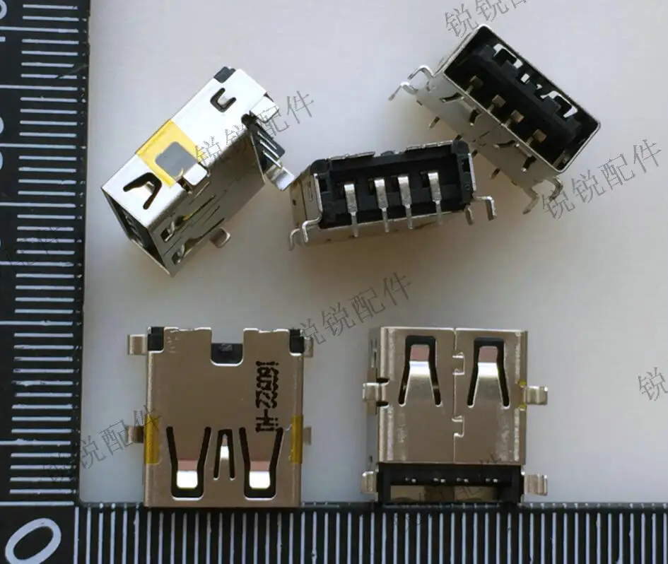 For Signal USB2.0 interface female seat connector 4P AF female seat reverse 90 degrees straight into usb socket