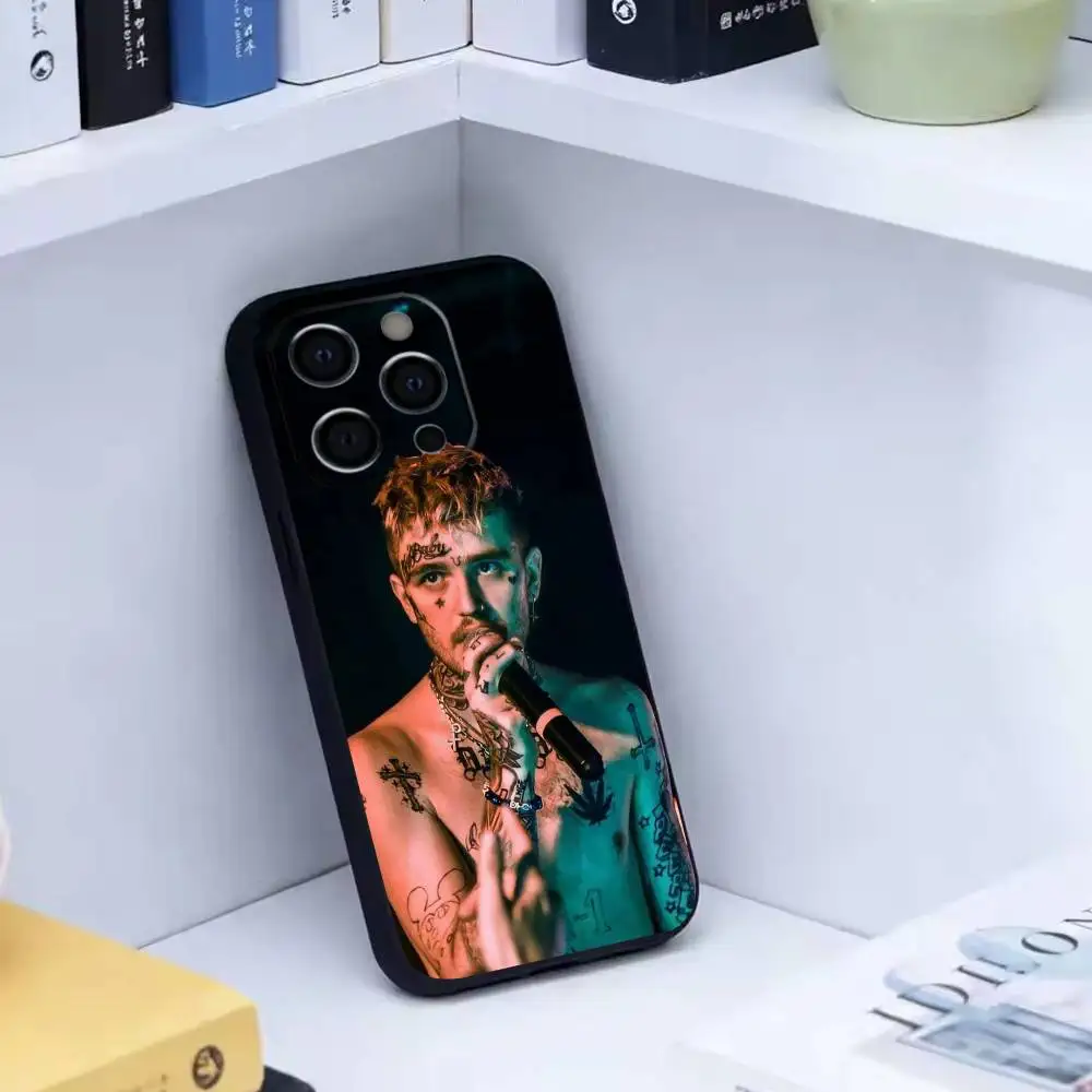 Emo Trap Lil Peep  Phone Case For iPhone 17, 16,15,14,13,12,11 Plus,Pro Max, Others Soft Black Cover - view 6