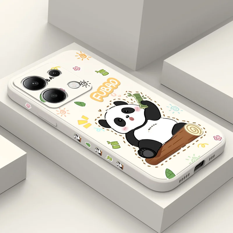 

Bamboo Forest Phone Case For Xiaomi Redmi Note 14 13 12 12S 11 11S 10 10S 9 9S Pro Plus 4G 5G Liquid Silicone Cover