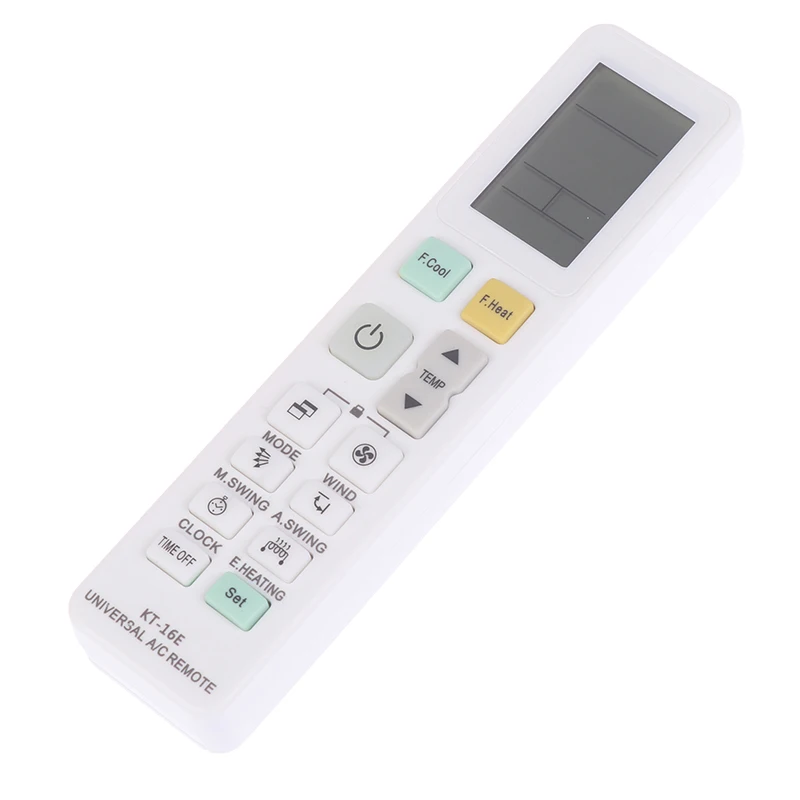 1PC High Quality English Universal Remote Control For KT-16E AC Digital LCD For Air Conditioner DIY Accessories