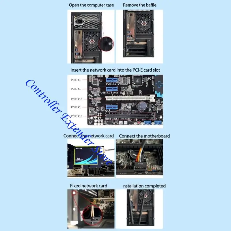 N84B Wi-Fi Adapter Wi-Fi 5 беспроводная карта двойная полоса 2,4 г/5 ГГц, совместимый с