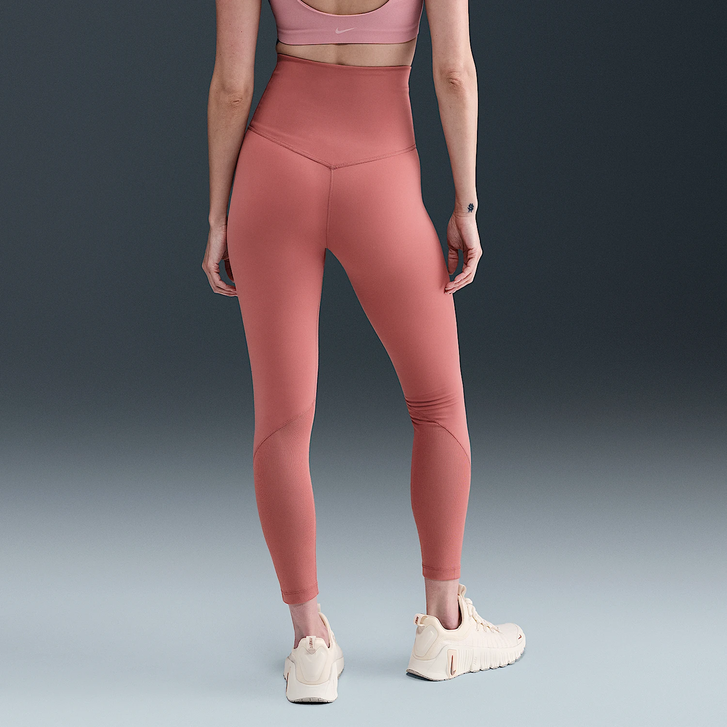 Nike genuine comfortable autumn style women's high waisted tight fitting breathable pants DV9021-638