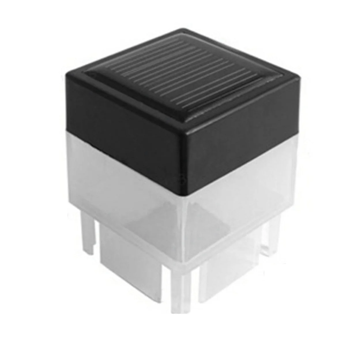 A71P LED ضوء العمود الشمسي تعمل بالطاقة الشمسية عمود مصباح في الهواء الطلق بوابة السياج آخر مصباح لحديقة فناء (الضوء الدافئ) #1