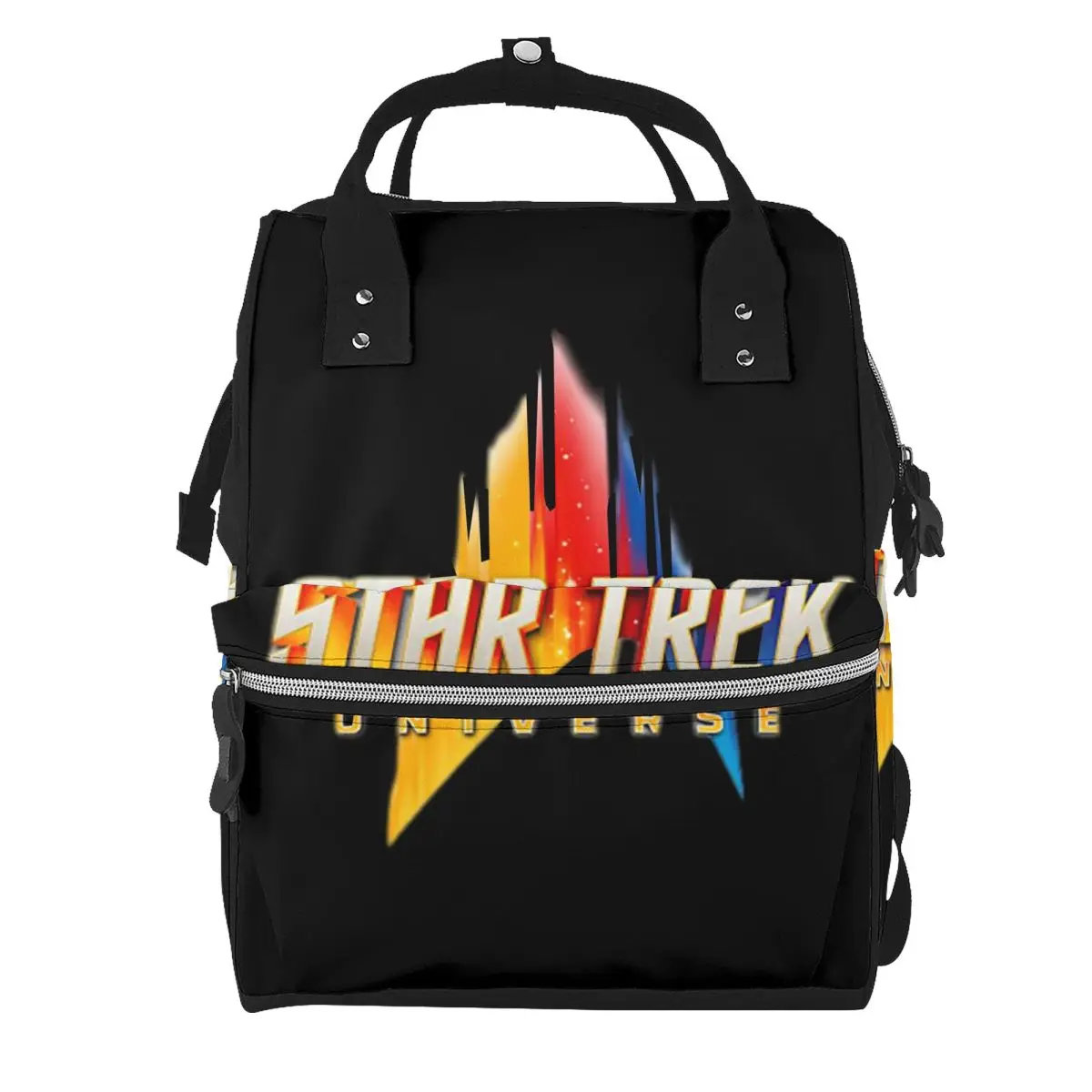 Star Treks Science Fiction TV Series Student Backpack School Bag Hiking Travel Daypack for Men Women Bookbag Shoulder Bags