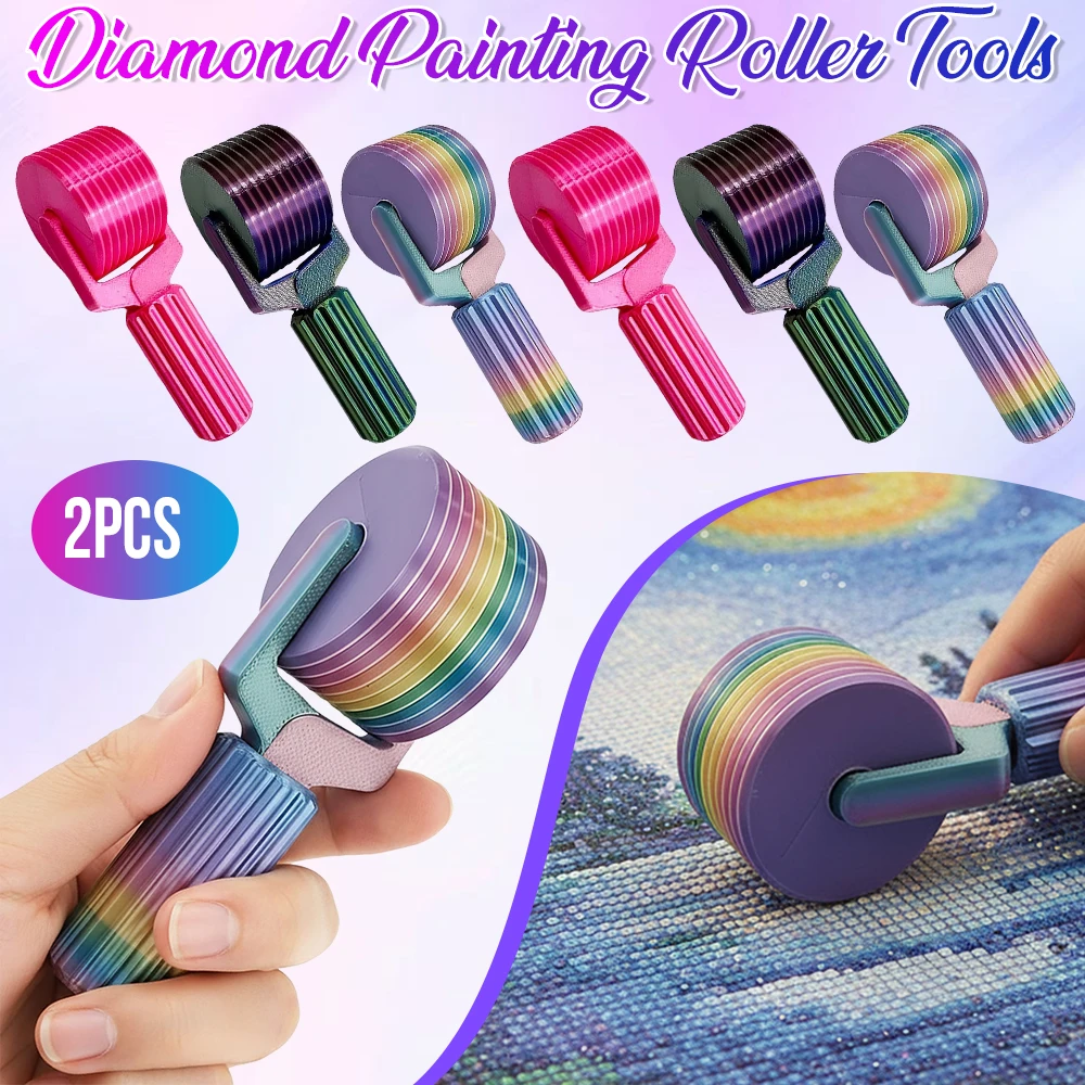 

Diamond Painting Roller Plastic Detachable Roller Beads Corrected Fixing Tightly Paste Paint Tool DIY Diamond Painting Accessory