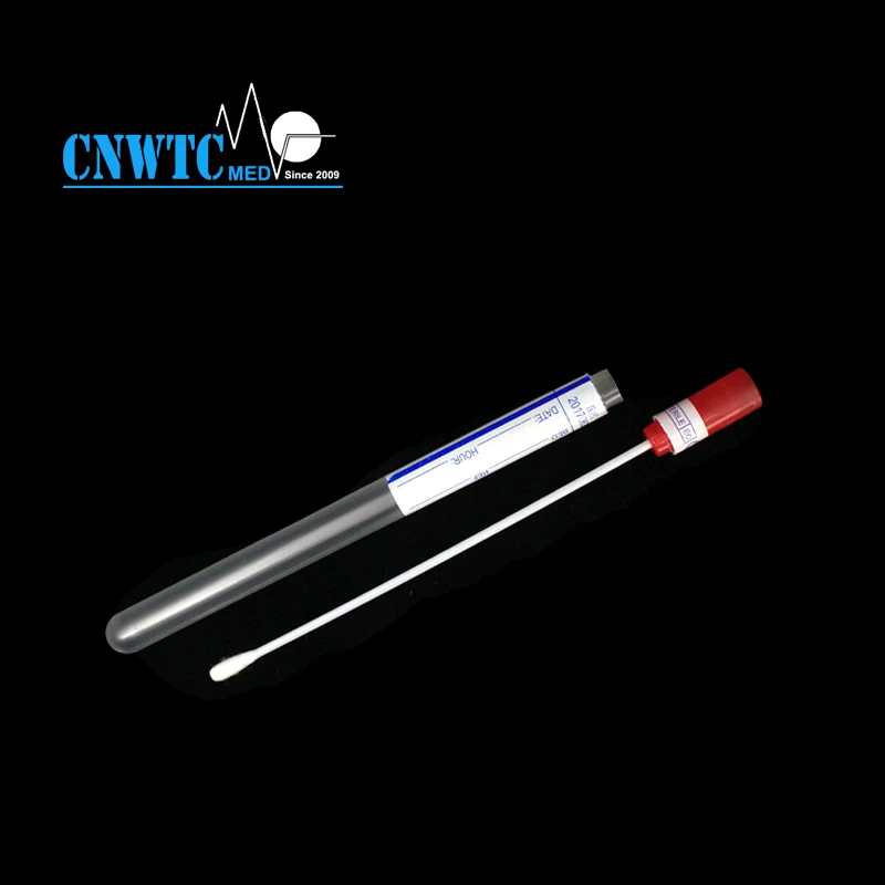 transport swab tube disposable medical swab Throat swab