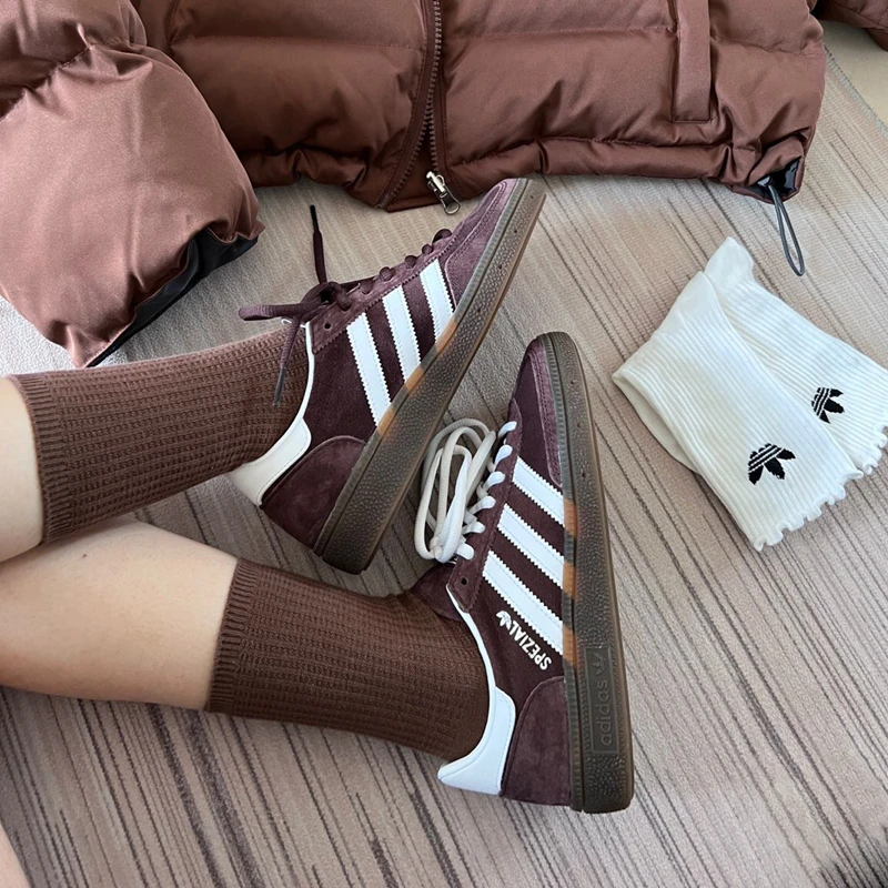 adidas handball spezial men's women's casual sneakers fashion comfortable unisex spzl suede sports skate shoes