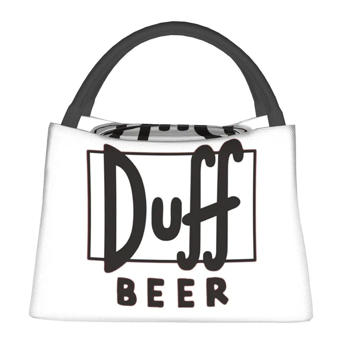 Duff Beer Lunch Bags Insulated Bento Box Portable Lunch Tote Picnic Bags Cooler Thermal Bag for Woman Kids Office