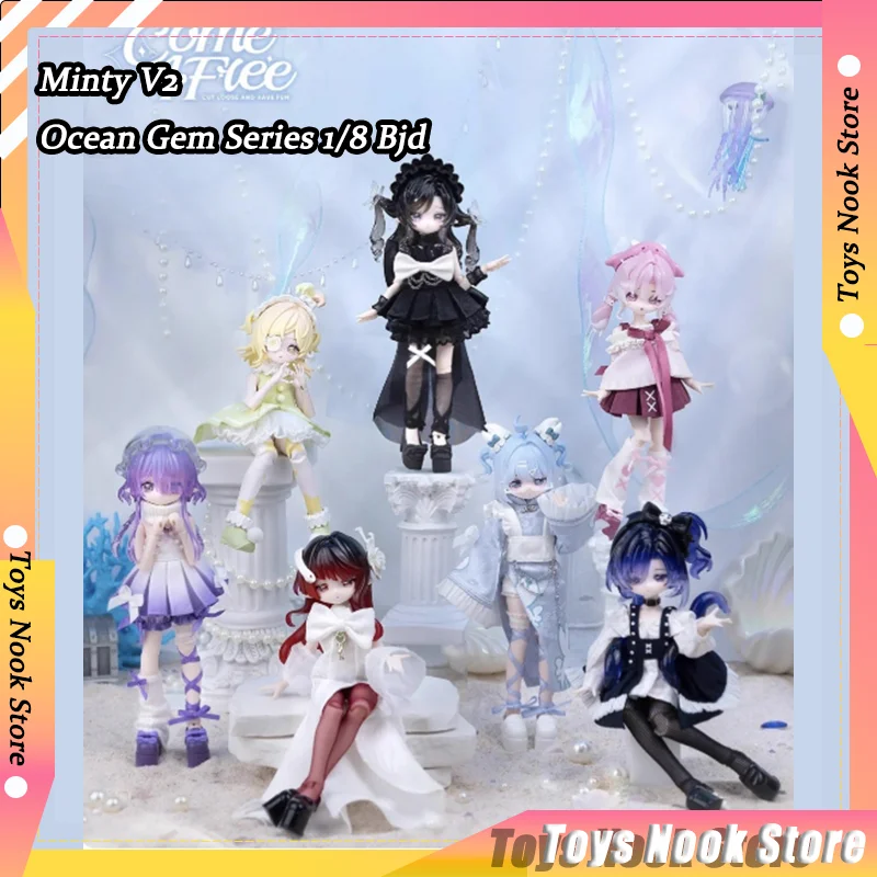 

Genuine Come4free Minty V2 Ocean Gem Series 1/8 Bjd Blind Box Action Figure Kawaii Movable Doll Ornament Collection Model Gift