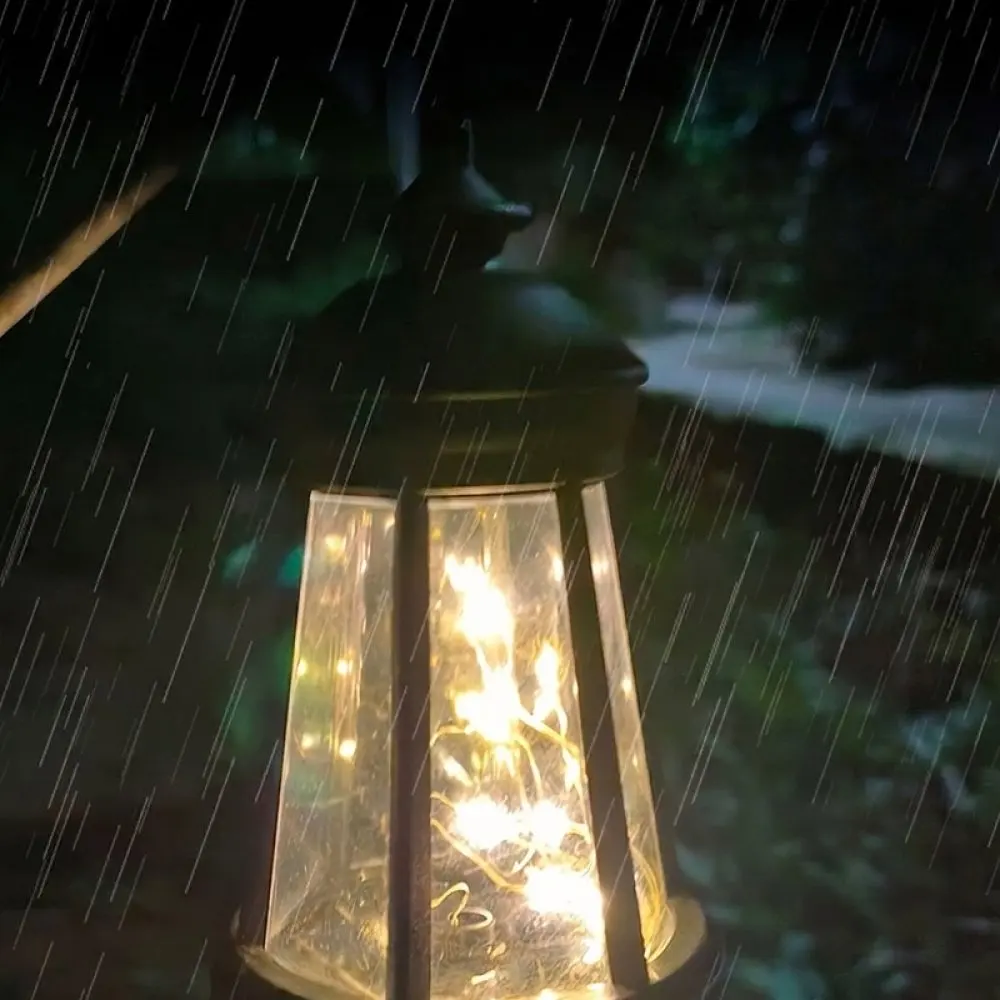 Waterproof Solar Puppy Garden Lamp Outdoor Decorative Lantern Retro Style Yard Light For Pathway Lawn Terrace Backyard