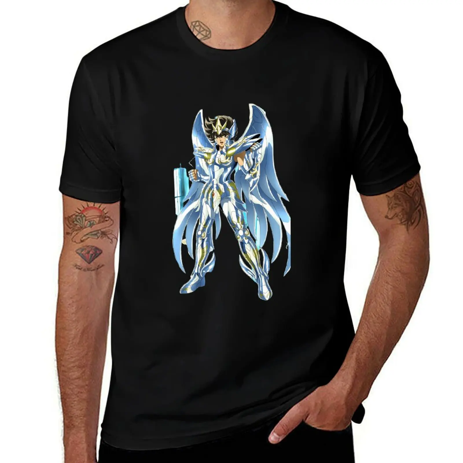 

Logo Tee – Kids Picnic T-Shirt – Artsy Breathable Saint Seiya Bronze Saint Gold Saint Seiya Shun Shiryu Hyoga Ikki Pegasus