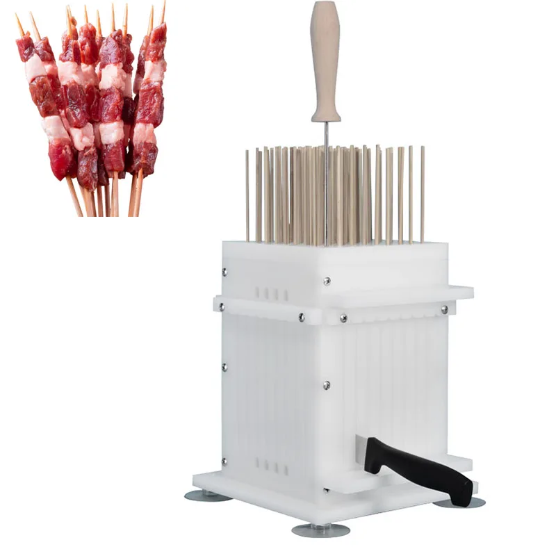 

Household Meat Skewer Kebab Maker String Device Barbecue Skewer Meat Skewers Beef Mutton String Machine