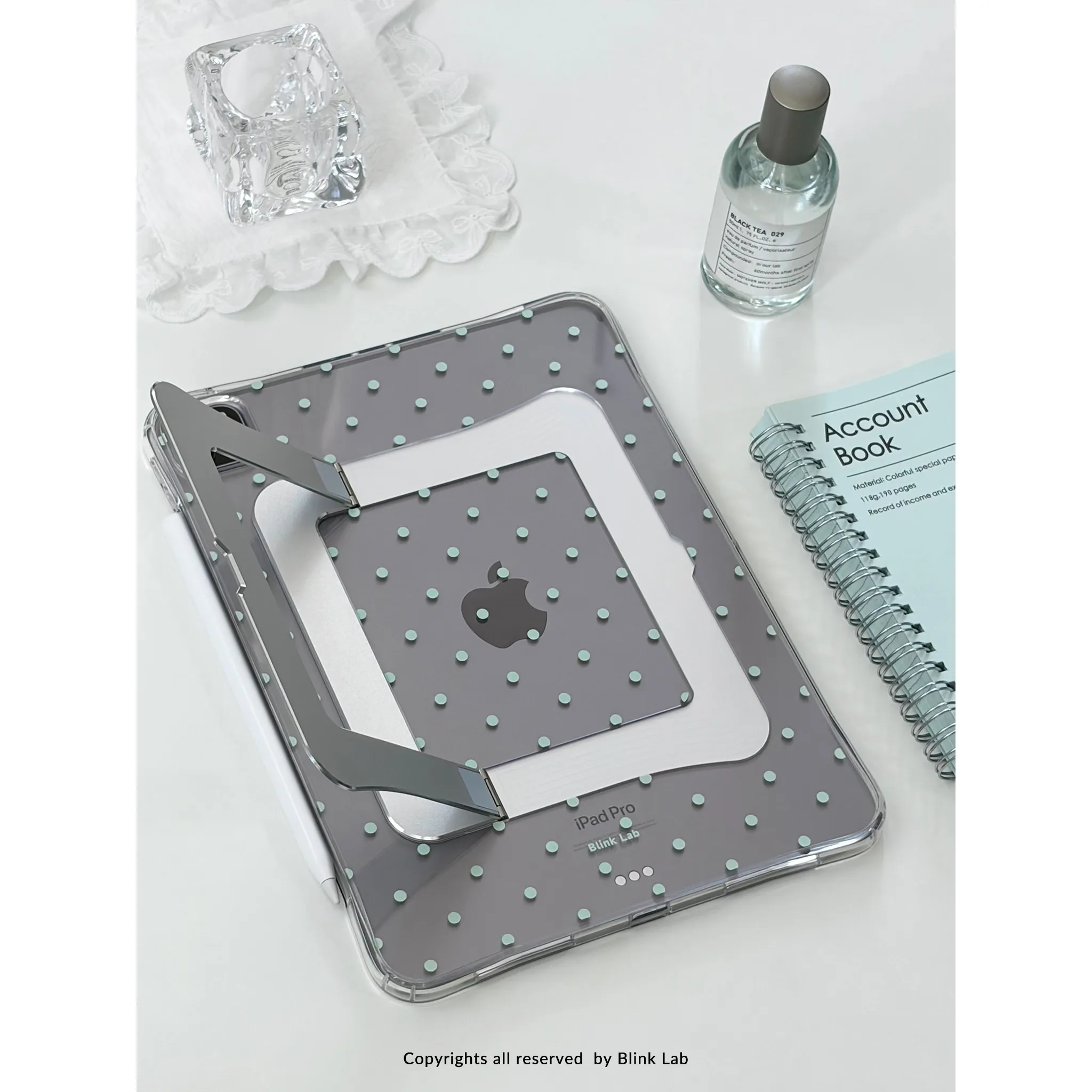 Polka Dots Acrylic Cover For iPad 10th 11th Gen 2025 7/8/9 10.2'' Start Case For Air 4 5 6 7 11 For Air 2 9.7 Pro 11 Mini 6 7