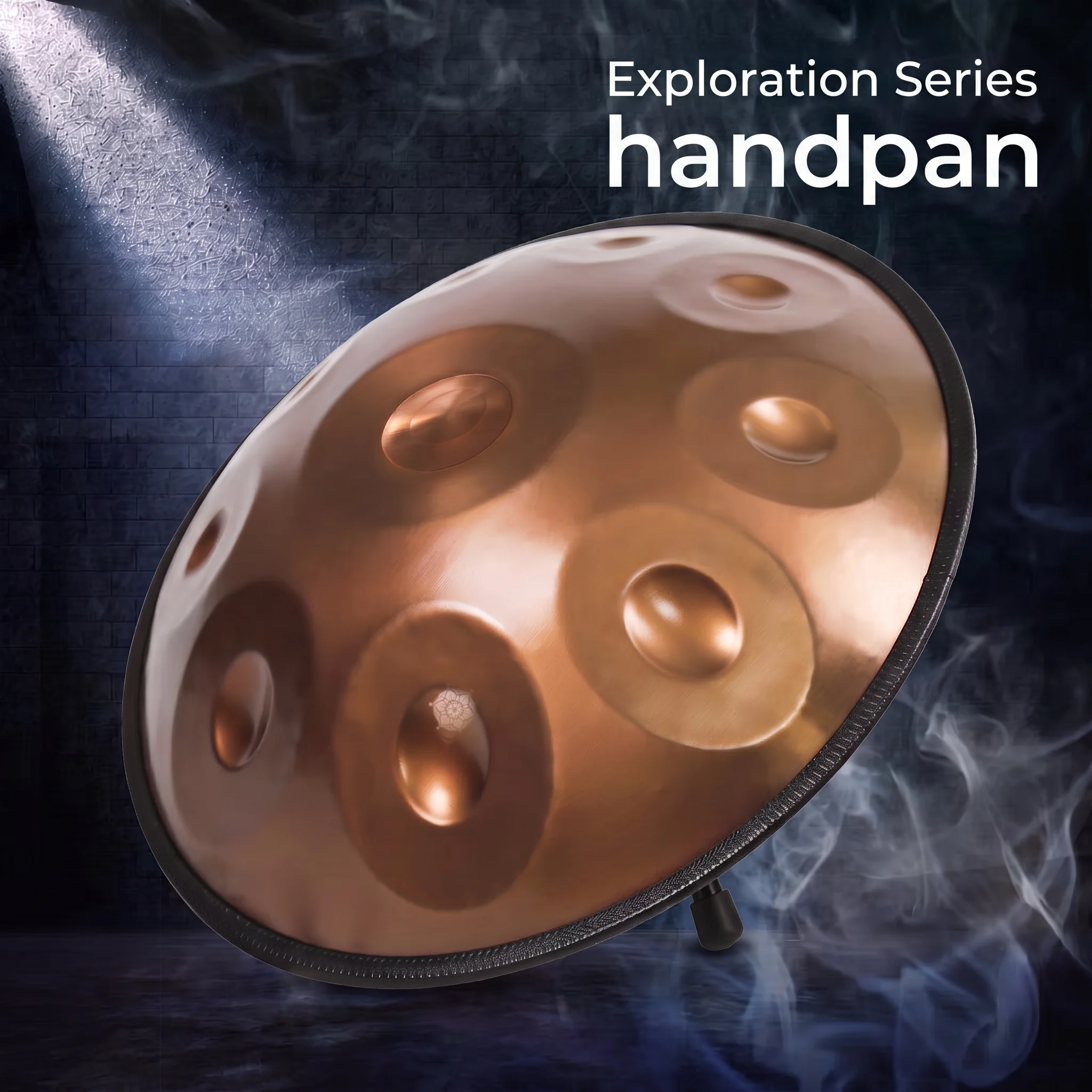 22 inch high-end stainless steel hand drum, carbon steel hand disc, primary percussion instrument, healing instrument