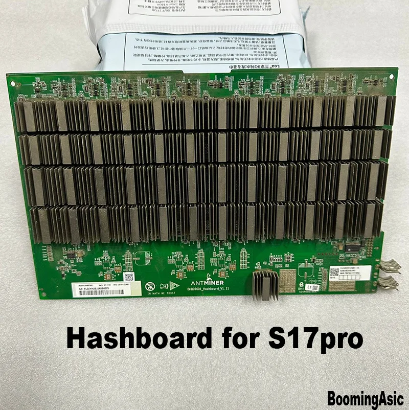 Imagem -02 - Motherboard Testado Trabalhando Hash Board Btc Antminer S17pro S17 Plus Bitmain Miner Atualizado Atualizado