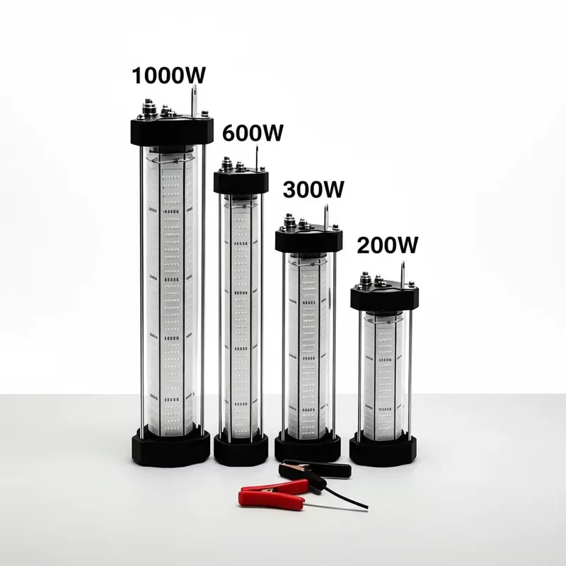 DC12V DC24V Underwater LED Fishing Light for Squid and Salmon Fishing Cyan Green Blue Red Color Deepsea Light