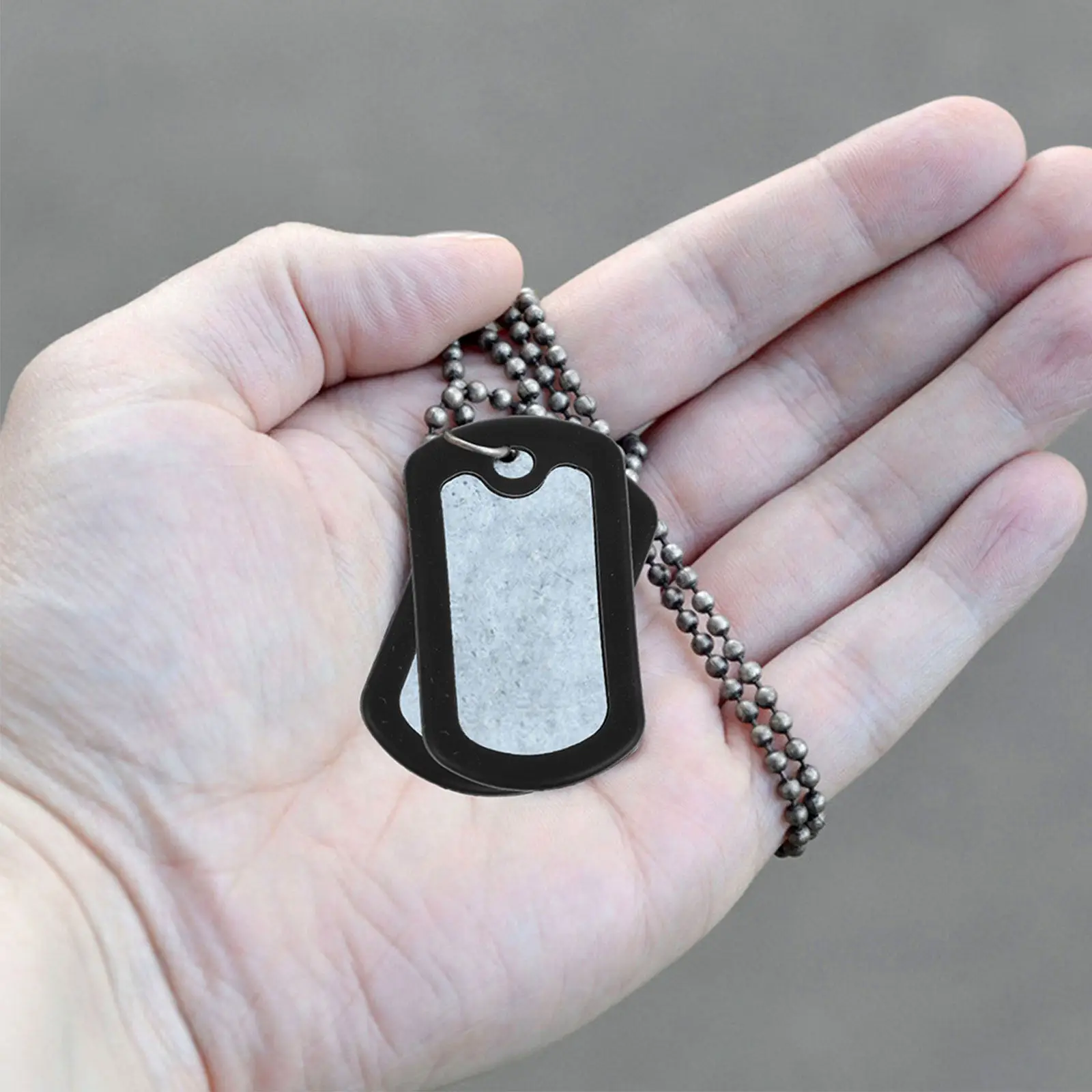 12Pcs Dog Tag Silicone Set Military Style Quiet Protection for Engraved Tags Crack Scratch Resistance Dog Tag Protector