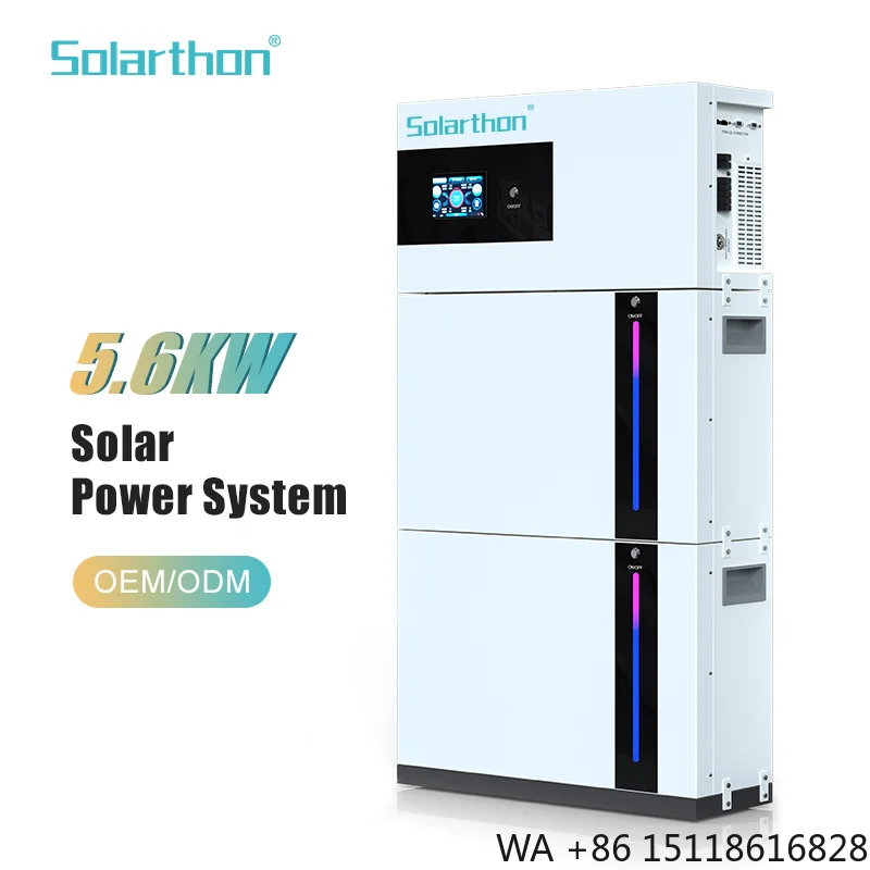 Solarthon  5.6kW Home Energy Storage System with LiFePO4 Battery 300Ah All-In-One 50/60Hz