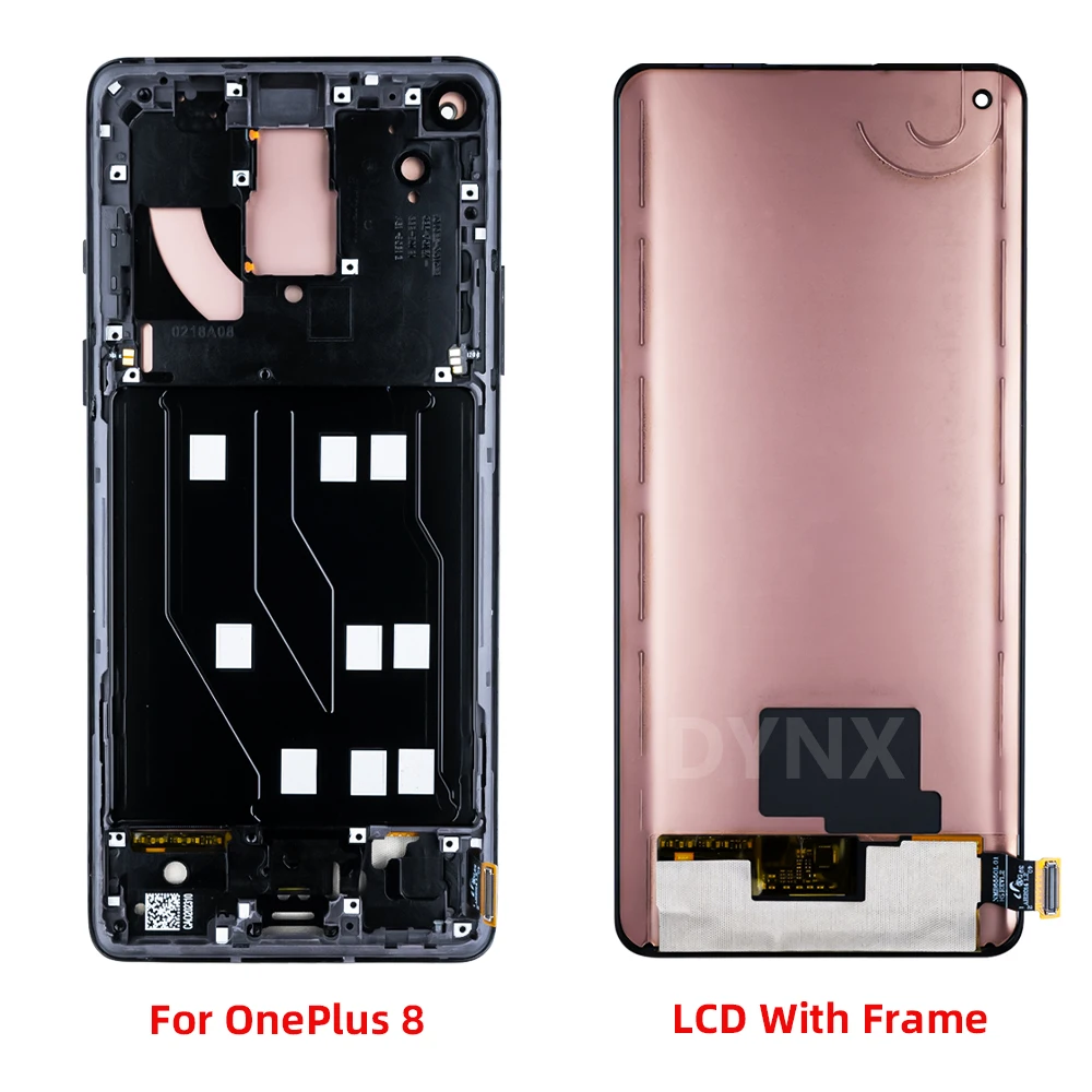 Imagem -04 - Substituição do Display Amoled para Oneplus 6.55 Tela de Toque Lcd Digitalizador Montagem com Moldura