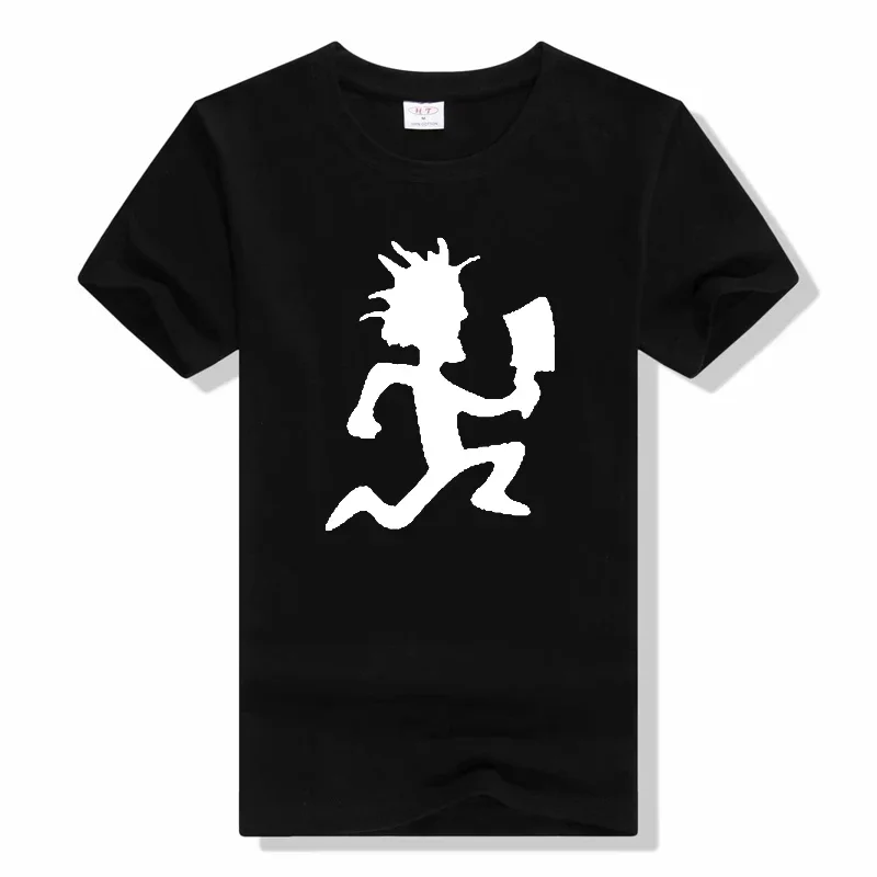 Insane Clown Posse t shitr Red Hatchetman Hip Hop Logo T-shirt Cotton Short Sleeve top tees fashion o-neck t shirt