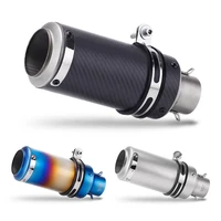 Silenciador de tubo de escape Universal para motocicleta, 51mm, con DB Killer, adecuado para Z400 R25 MT03 ninja400 NVX155 GSXR150 PCX zx4r 250SR