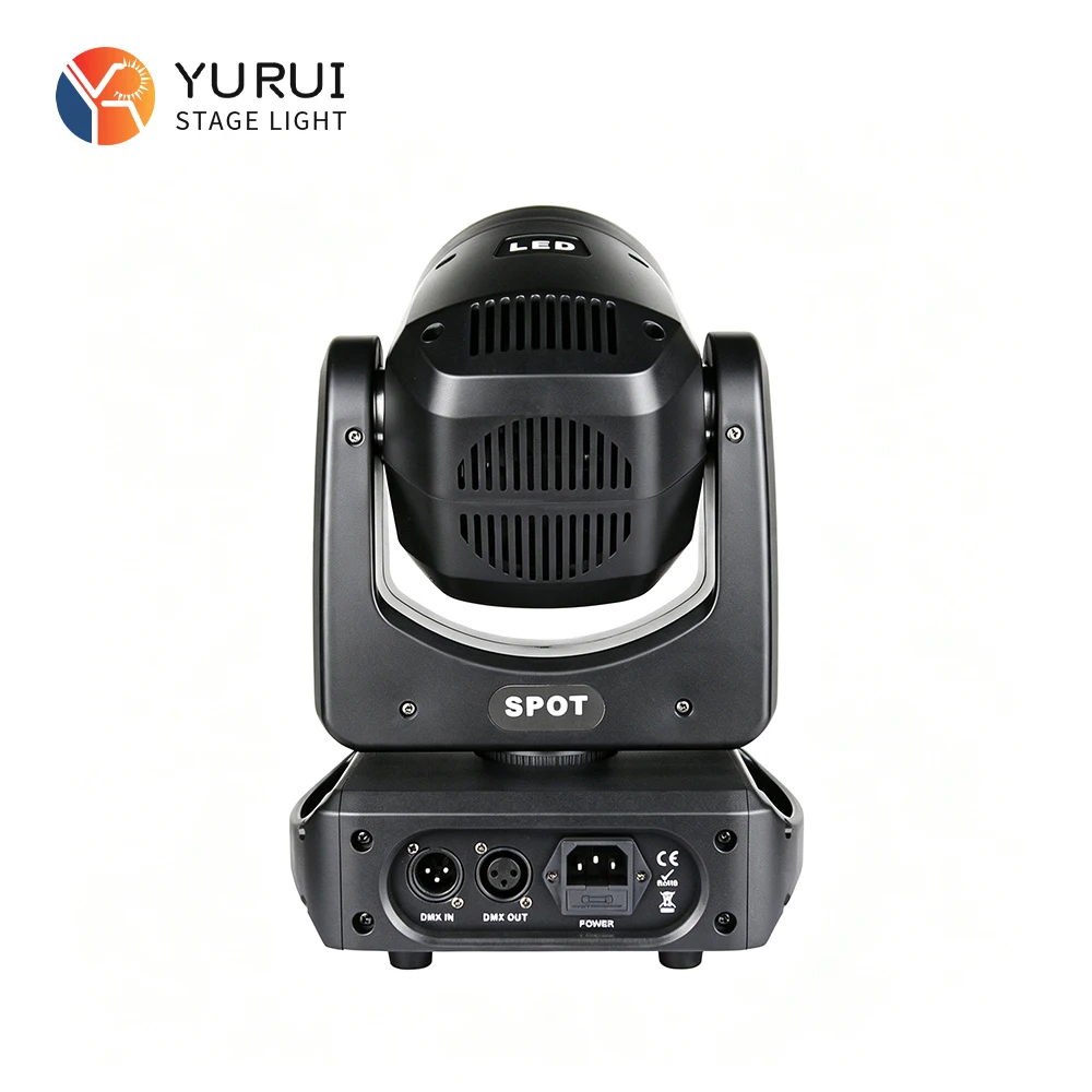 150W Moving Head Light with a 100W White and 12 (3-In-1 RGB) LED Source for Stage, Wedding, Bar