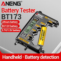 Universal Battery Level Tester ANENG BT173 Digital Display High Precision 12V 23A/9V 6F22 Button Cell etc.Portable Detector Tool