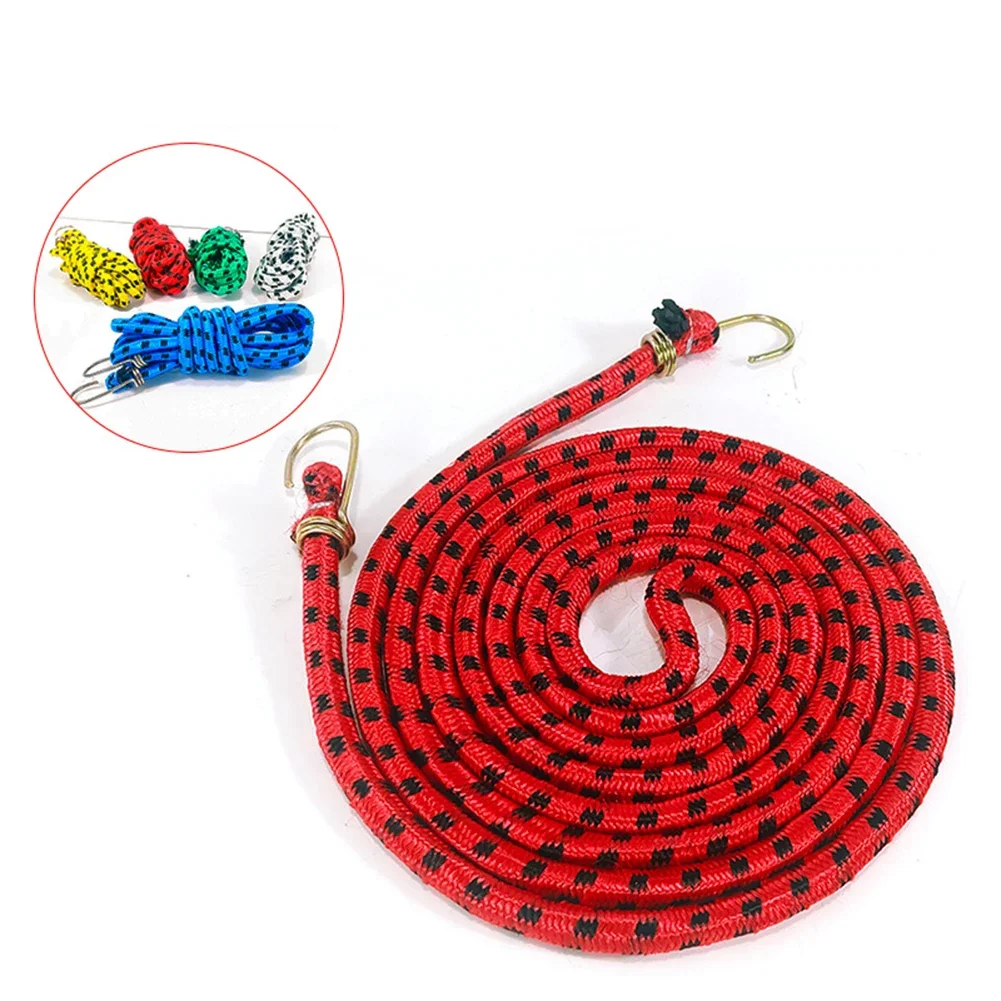 Blue Bungee Strap Ropes Elegant Appearance Excellent Stretchability Long-Lasting Durability Multiple Uses For Bike