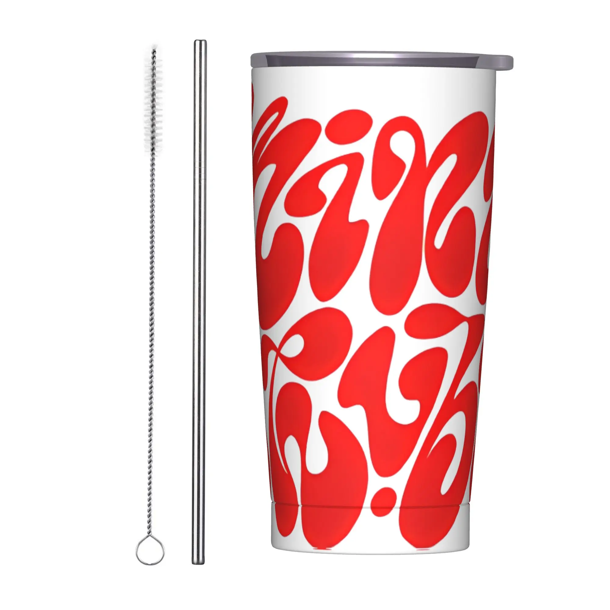 

Stainless Steel Tumbler Nina Chuba Music Singe Mugs Cup With Straws Travel Hot Drinks Water Bottle Heat Preservation Coffee Mug