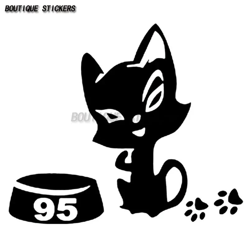 

Car sticker on fuel tank Cat 95 sticker Waterproof PVC sticker Car Truck RV Decorative accessories