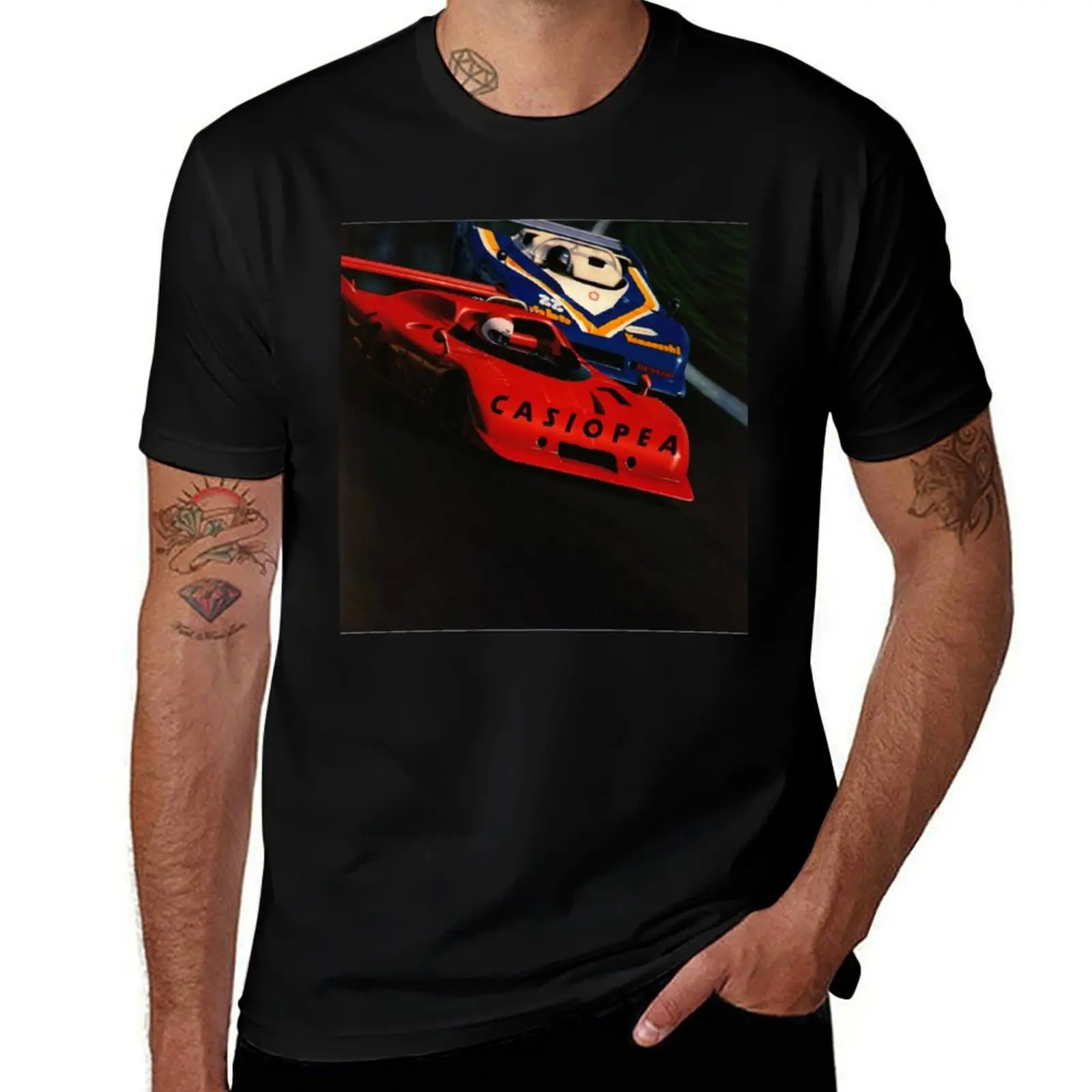 Casiopea - Casiopea (1979) T-Shirt Urban Style Casual Short Sleeve Top T-Shirt