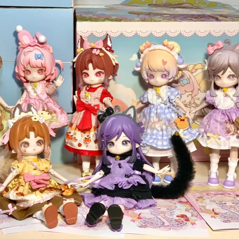 

Оригинальная коллекционная фигурка BJD 1/12 в слепой коробке Come4free: серия «Мятный сказочный лес», милая модель девочки, настольное украшение, подарок-сюрприз