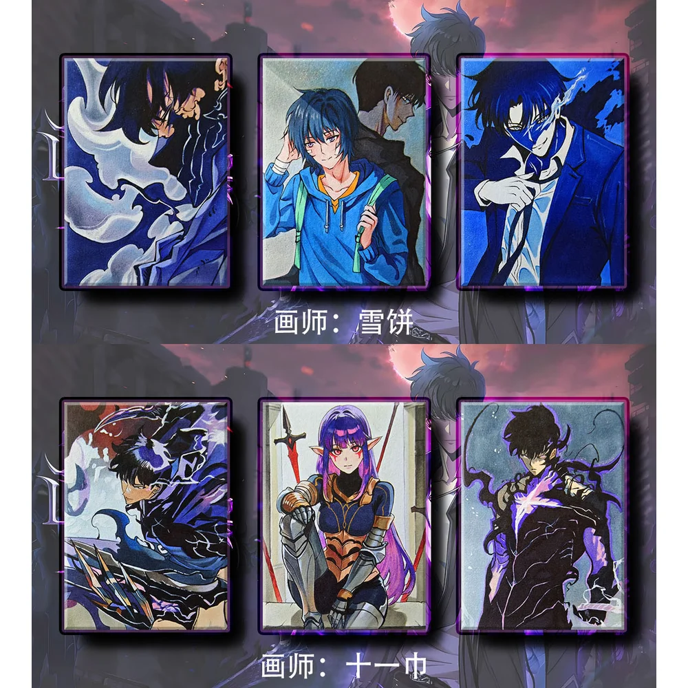 2025 plus récent Forest Studio Solo nivellement vague 2 cartes dessinées à la main 1 étui Booster boîte Anime carte de jeu