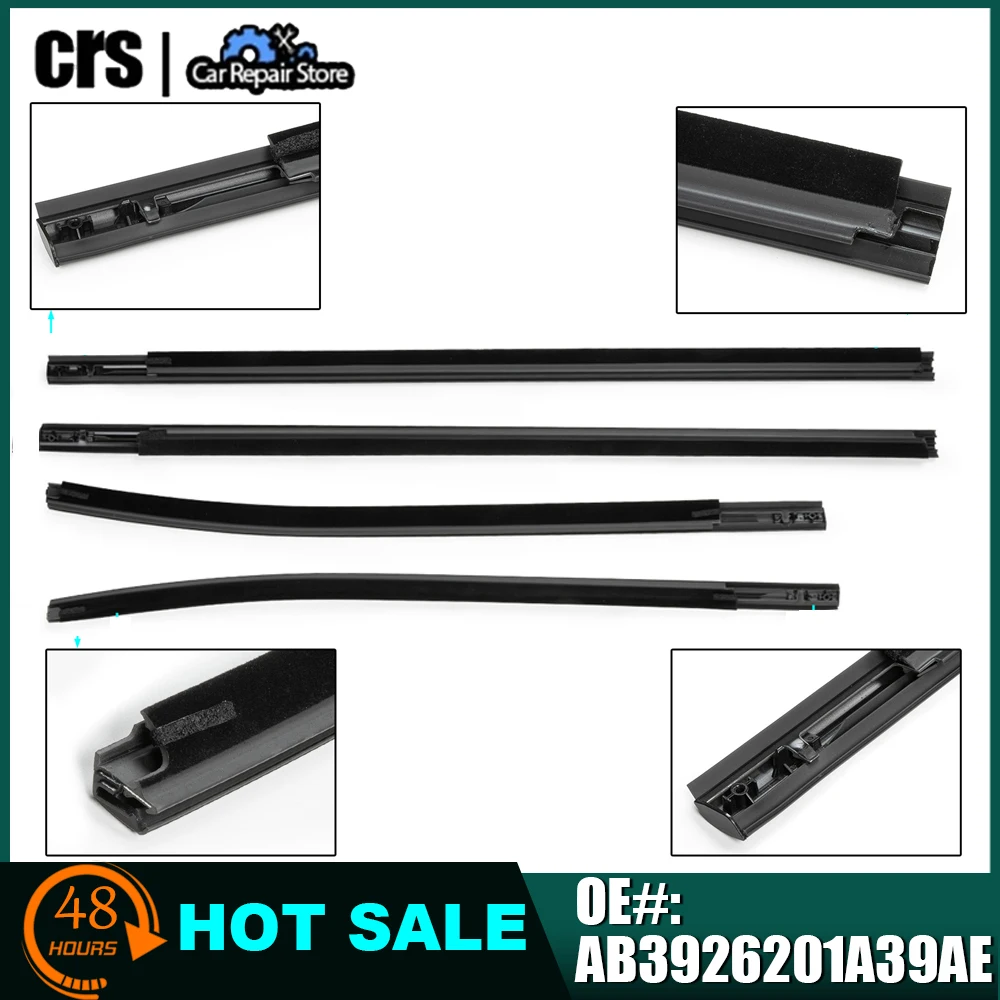 AB3926201A39AE Outer Windows Rubber Weatherstrip Door Sealing Belt Moulding Trim For Ford Ranger T6  International P375 PX2 PX3