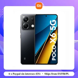 Xiaomi POCO X6 5G 8GB/256GB 12GB/256 12GB/512GB NFC EU Charger Global Version Teléfono móvil