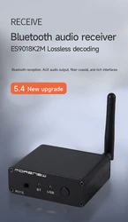 MORENEW Fever HIFI lossless Bluetooth receiver Qualcomm QCC3084 Bluetooth 5.4 receiver ES9018 decodes APTX-HD LDAC