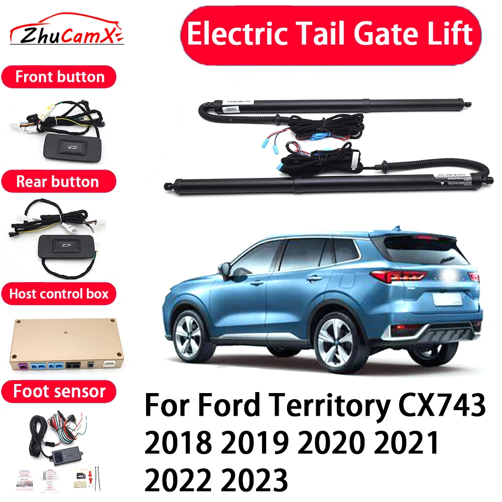 ZhuCamX Car Automatic Electric Tail Gate Lift Tailgate Assist System for Ford Territory CX743 2018 2019 2020 2021 2022 2023