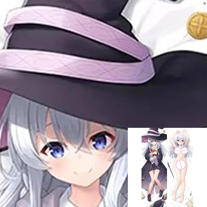 

Dakimakura Anime Pillow Cover Elaina Double Print 2Way Cushion Bedding Festival Gifts Gifts