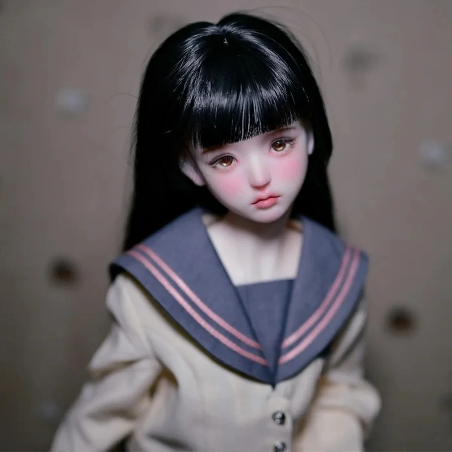 Bjd Doll 1/4 WeiMM Fleshy Lips & Jointed Body - Realistic Tender Style Action Figure for Collectors