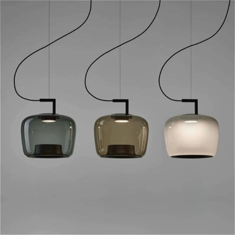 Modern Minimal Design LED Pendant Light for Restaurant Dinning Room Cafe Chandelier Lamp Home Decor Indoor Creative Lustre Light
