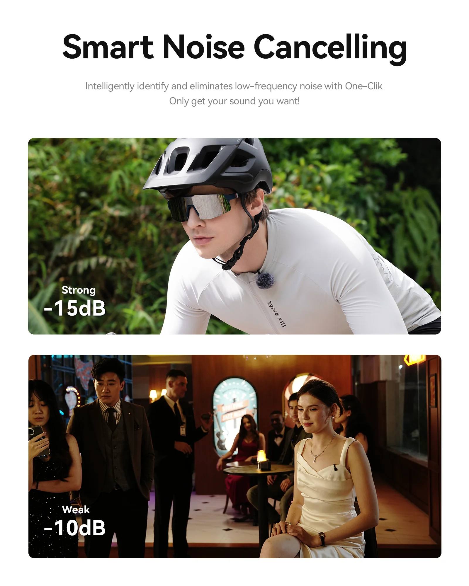 ميكروفون لاسلكي Hollyland LARK M2S لكاميرا iPhone وميكروفون Android PC لإلغاء الضوضاء لمقابلة مدونة الفيديو للتصوير الفوتوغرافي