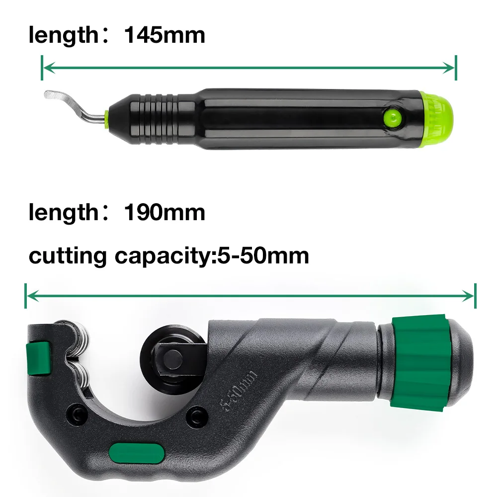 5-50mm Pipe Cutter Alloy Steel Blade Household Portable Pipe Cutting Tool For Cutting Aluminum/Copper/PVC/Stainless Steel Pipes