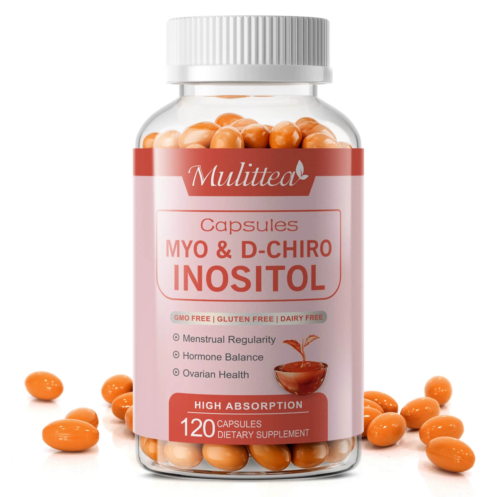 

Mulittea High Quality Inositol Capsules For Hair Growth ,Balance Hormone & Regulates Hormonesand Healthy Ovarian Function