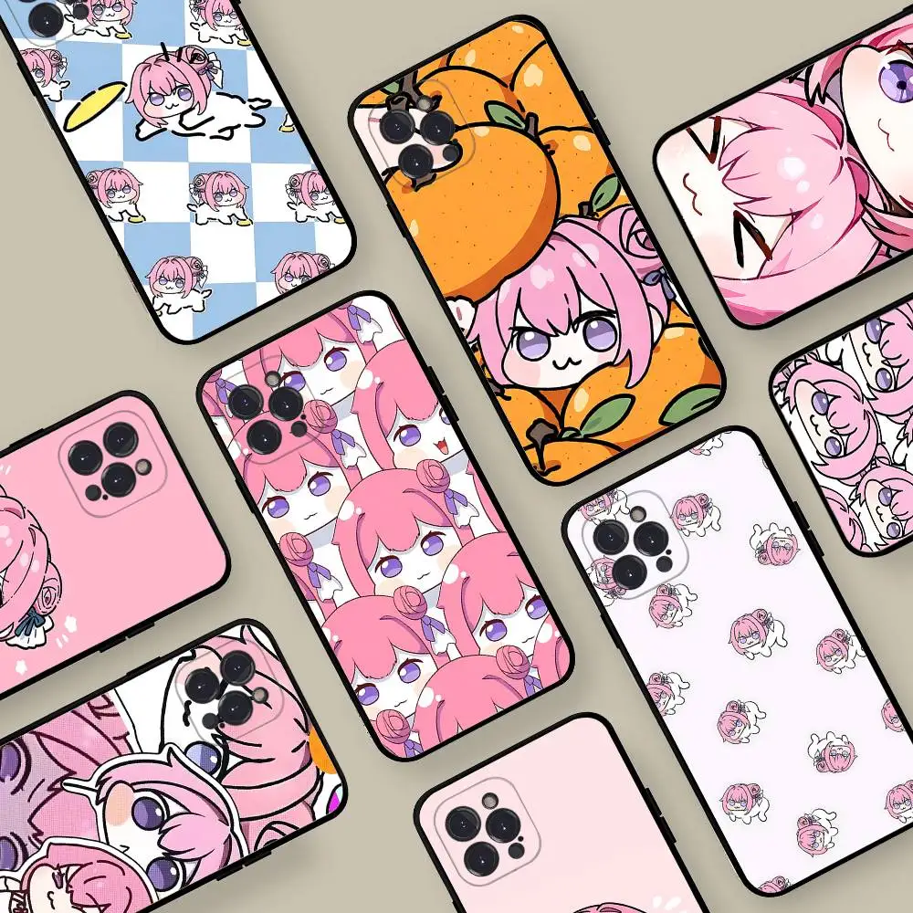 

D-Dorothy DORO Cartoon Phone Case For Iphone 17 16 15 14 13 12 11 Pro Max Plus Black Shell Cover Case
